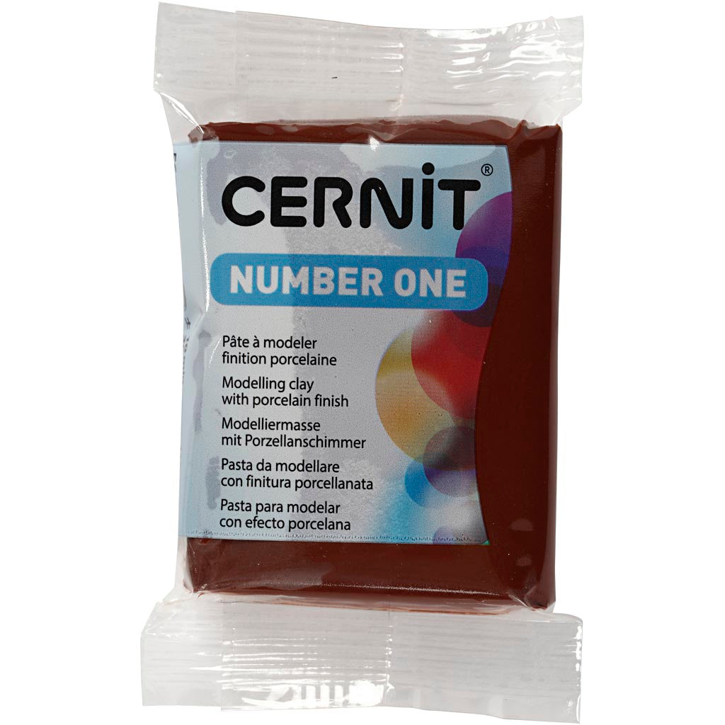Cernit Brown 800 - 56 g modelleringsmasse til detaljer