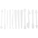 Modellérpinde, str. 12,7-14,3 cm, hvid, 12 stk./ 1 pk.