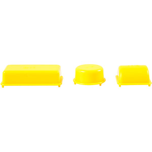 12 Geometriske Sandforme i Plast - 3,5-9,5 cm