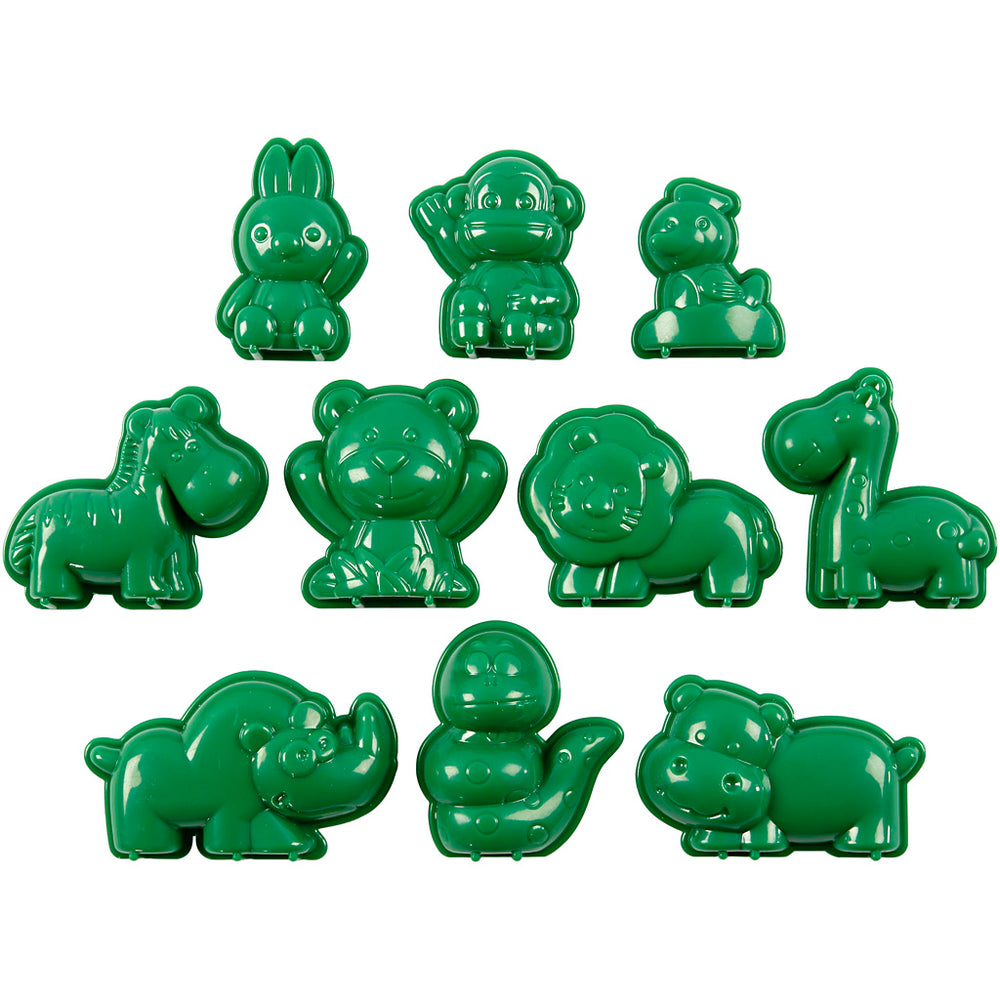 Sandforme, str. 3,5-9,5 cm, 36 stk./ 1 pk.