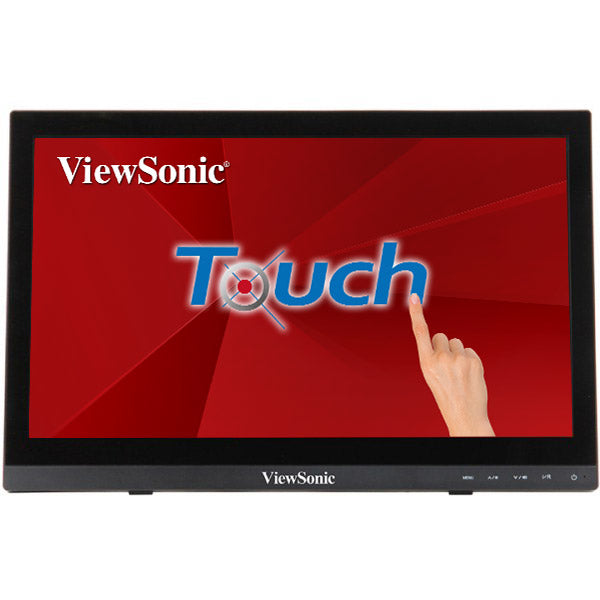 Viewsonic TD1630-3 computerskærm 39,6 cm (15.6) 1366 x 768 pixel HD LCD Berøringsskærm Multibruger Sort