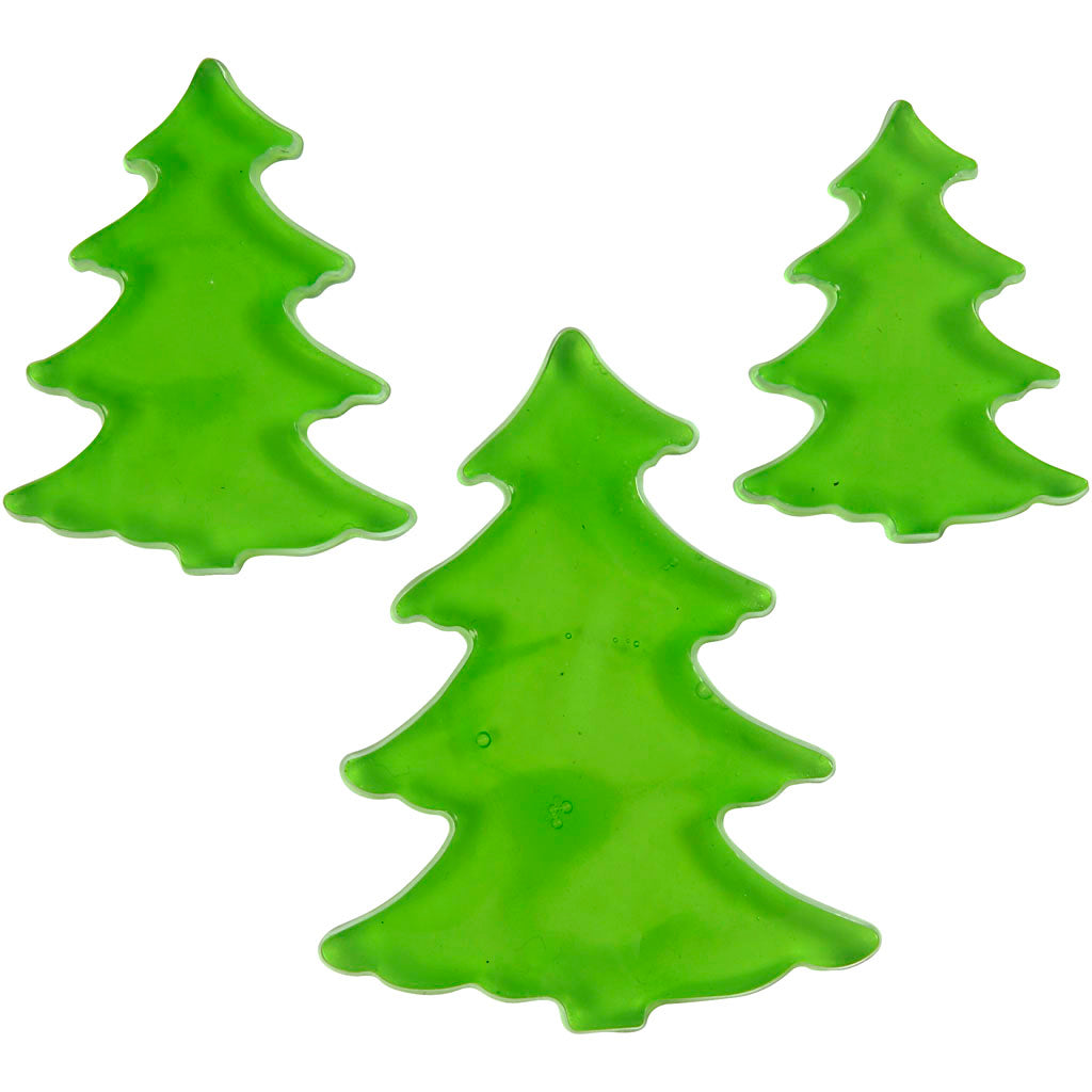 Støbeform, grantræ, H: 6+8+10 cm, D: 9 mm, str. 14,9x22 cm, 1 stk.