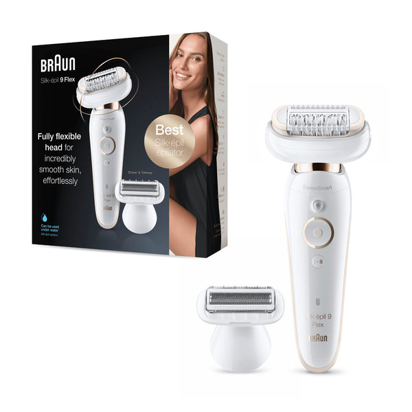 BRAUN Hvid/guld Epilator 9002 Flex