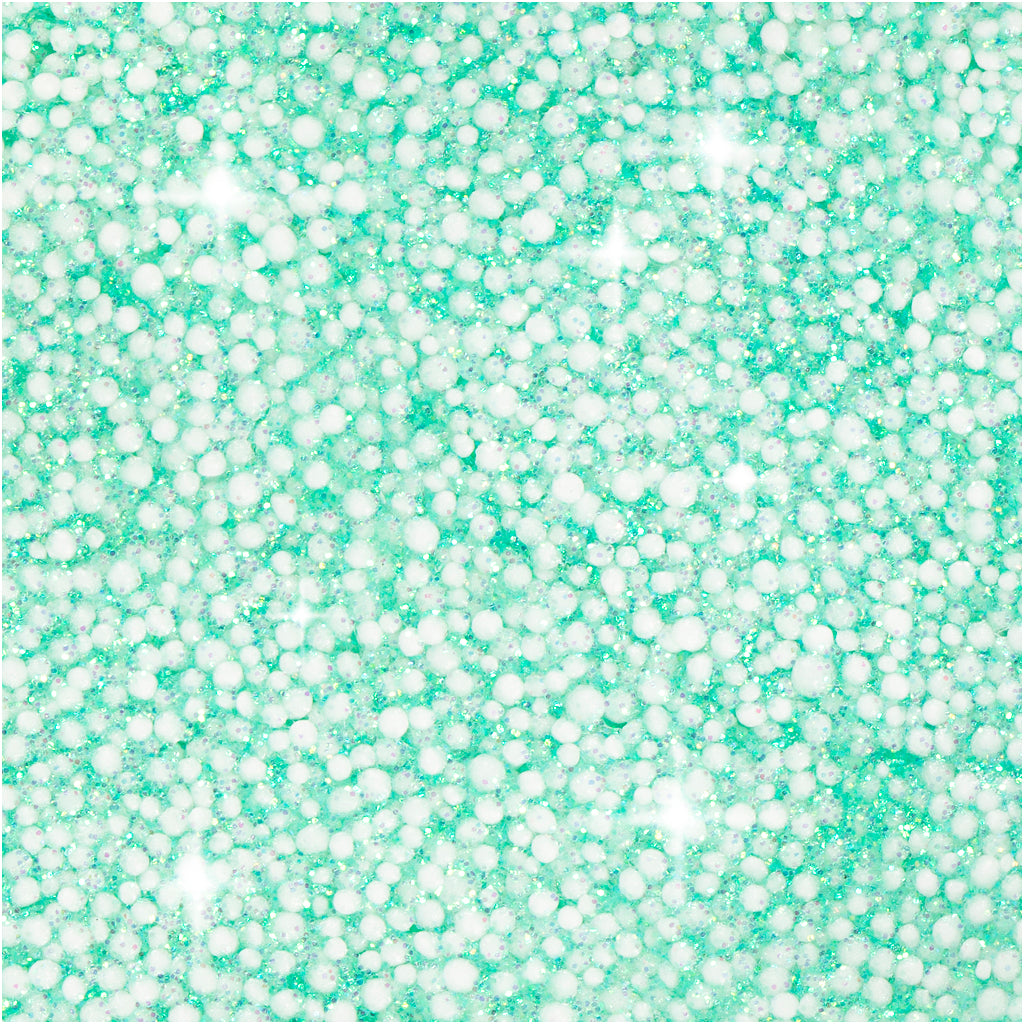 Foam Clay®, glitter, lys grøn, 35 g/ 1 ds.