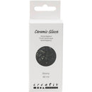 Keramikglasur, 984-1101 °C, dækkende, Ebony, 60 ml/ 1 ds.
