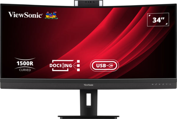 Viewsonic VG3457CV LED display 86,4 cm (34) 3440 x 1440 pixel UltraWide Quad HD Sort