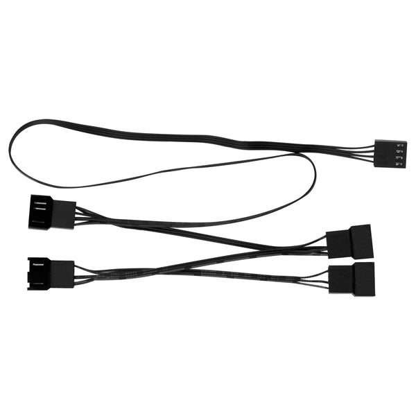 ARCTIC 4 pin PWM (male) - 4 pin PWM (female) Sort 70cm Forlængerkabel til blæserstrøm