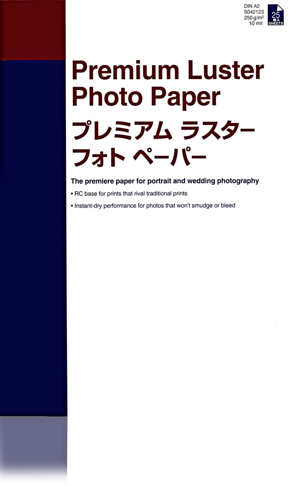 Epson Premium Luster Photo Paper Fotopapir A2 (420 x 594 mm) 25ark C13S042123