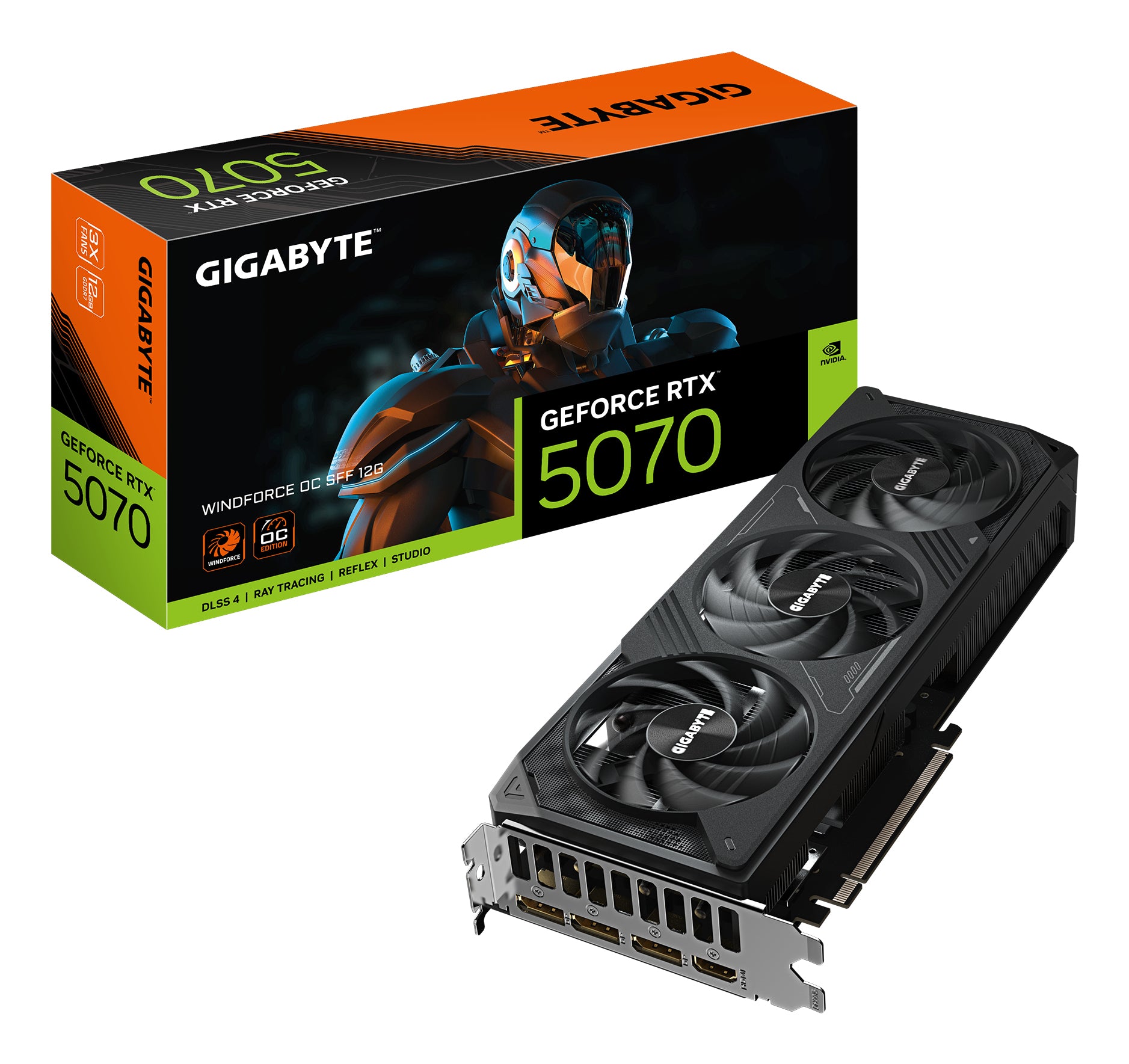 Gigabyte GeForce RTX 5070 WINDFORCE OC SFF 12G 12GB