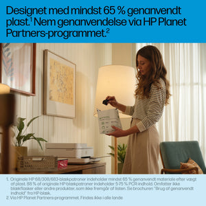 HP 308 Gul Cyan Magenta 120 sider Blæk