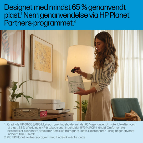 HP 308 Gul Cyan Magenta 120 sider Blæk