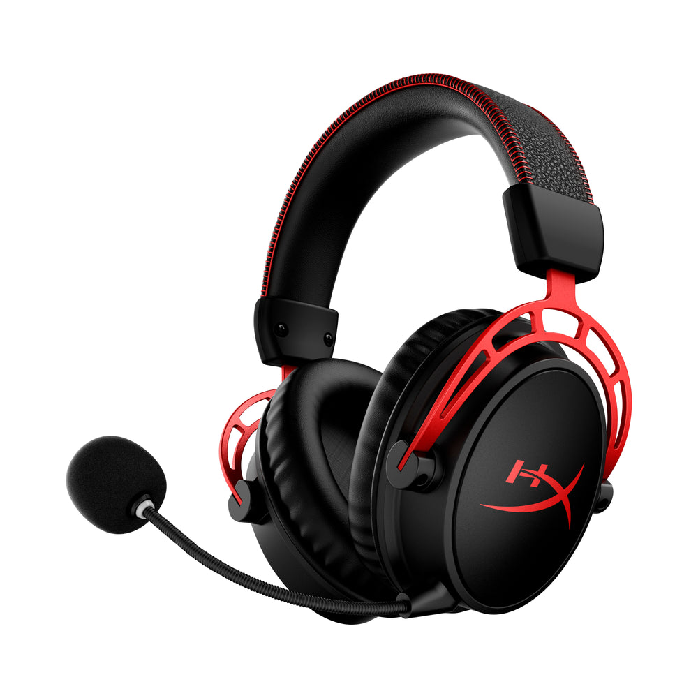 HyperX Cloud Alpha Trådløs Høretelefoner Sort Rød