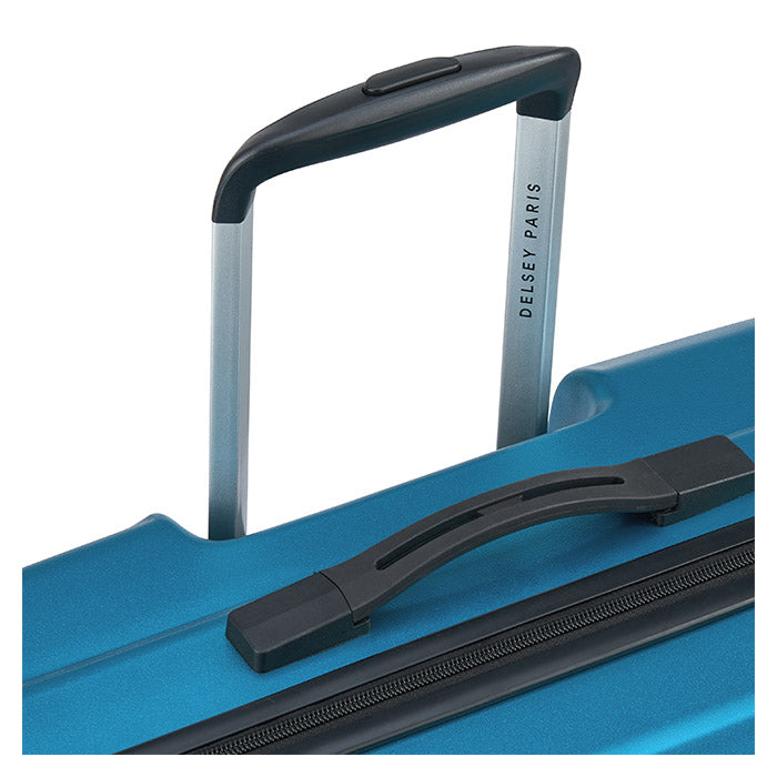 Trolleysæt 3 stk hårdt skal sæt TSA-lås 4 hjul steelblue - Delsey Paris