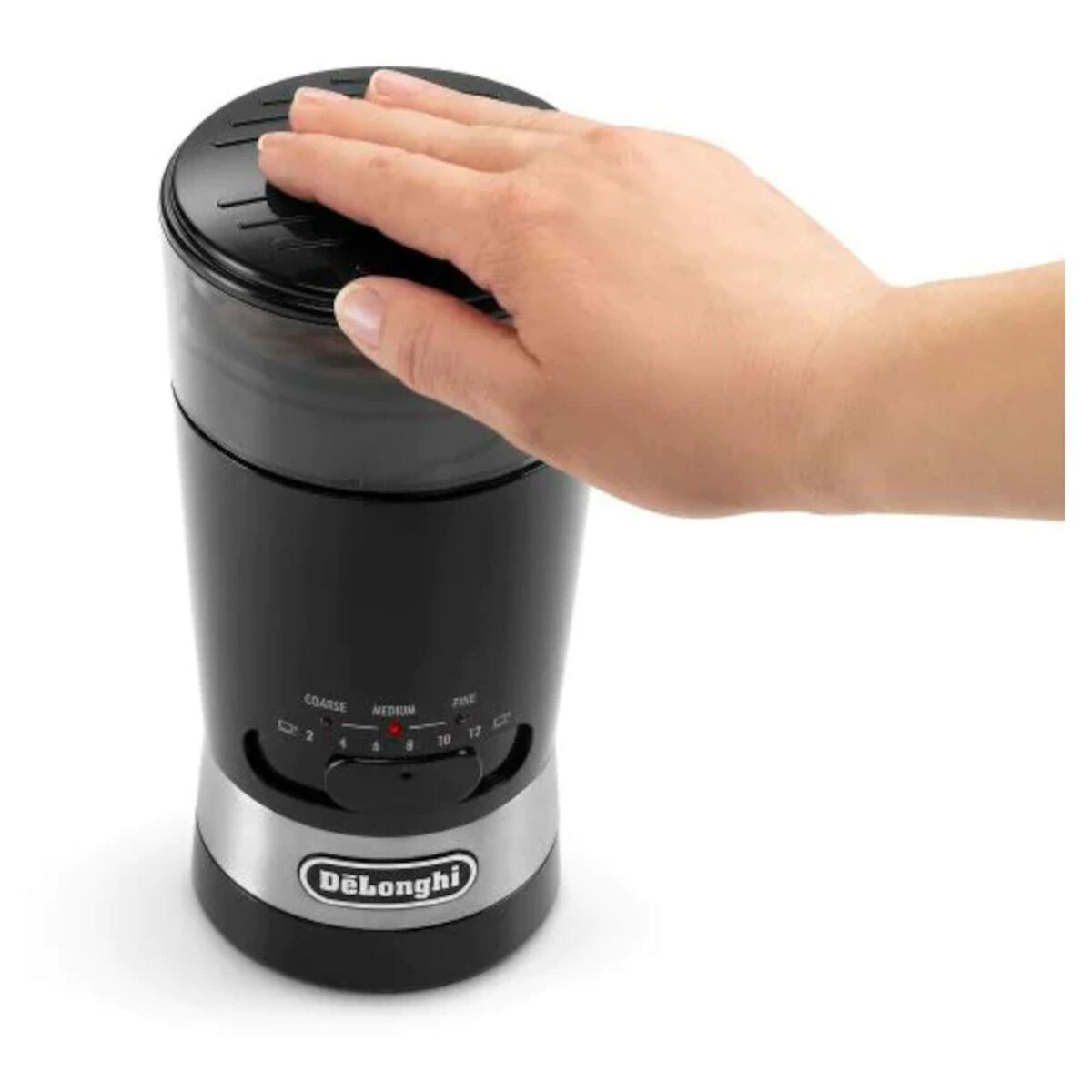 Elektrisk kværn DeLonghi KG210 Sort