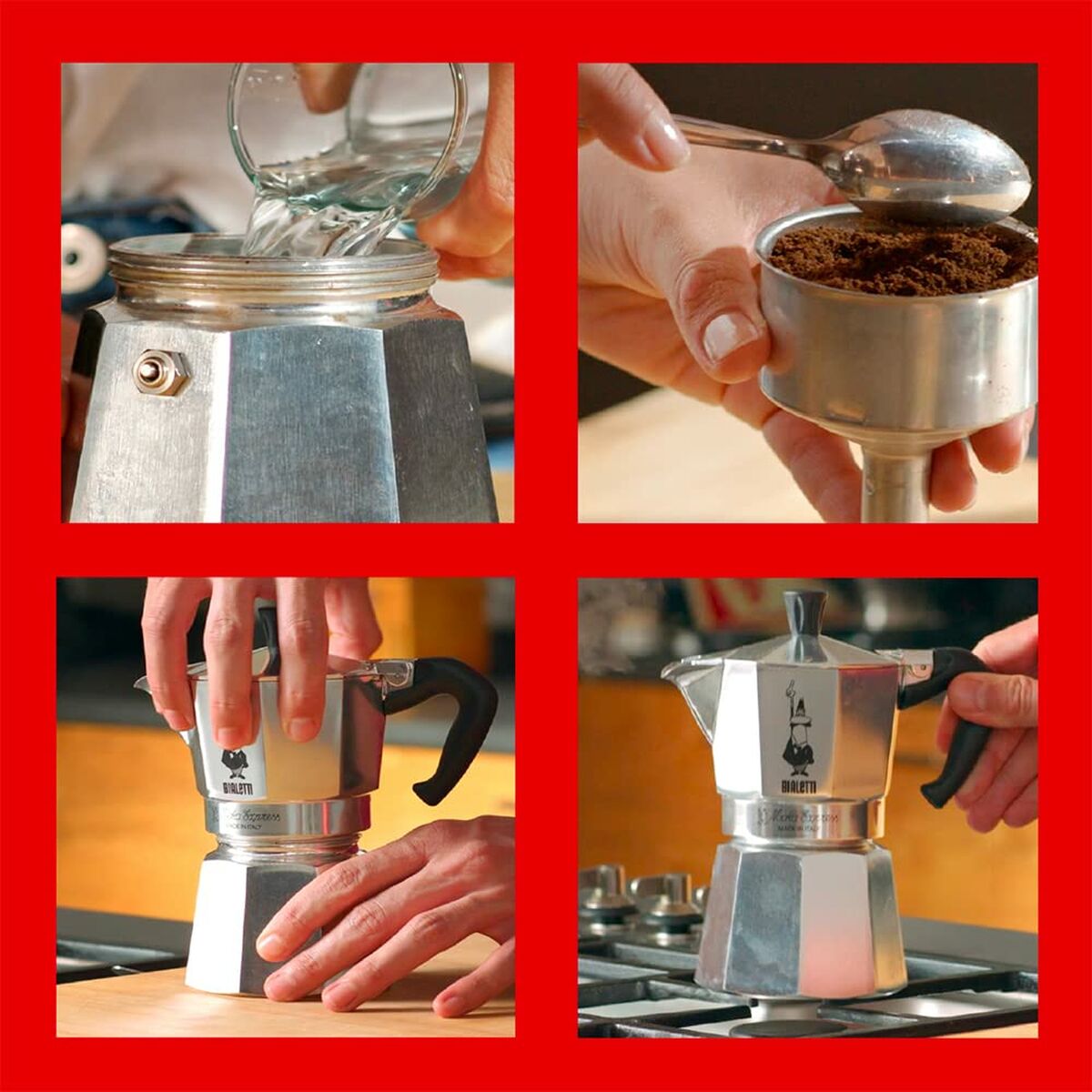 Italiensk Kaffekande Bialetti 0001167/MR Sølvfarvet