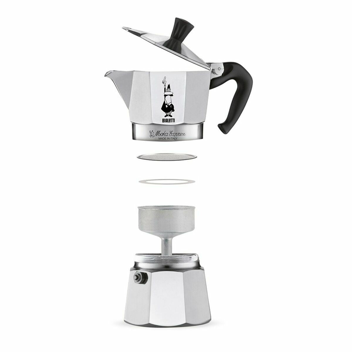 Italiensk Kaffekande Bialetti 0001167/MR Sølvfarvet