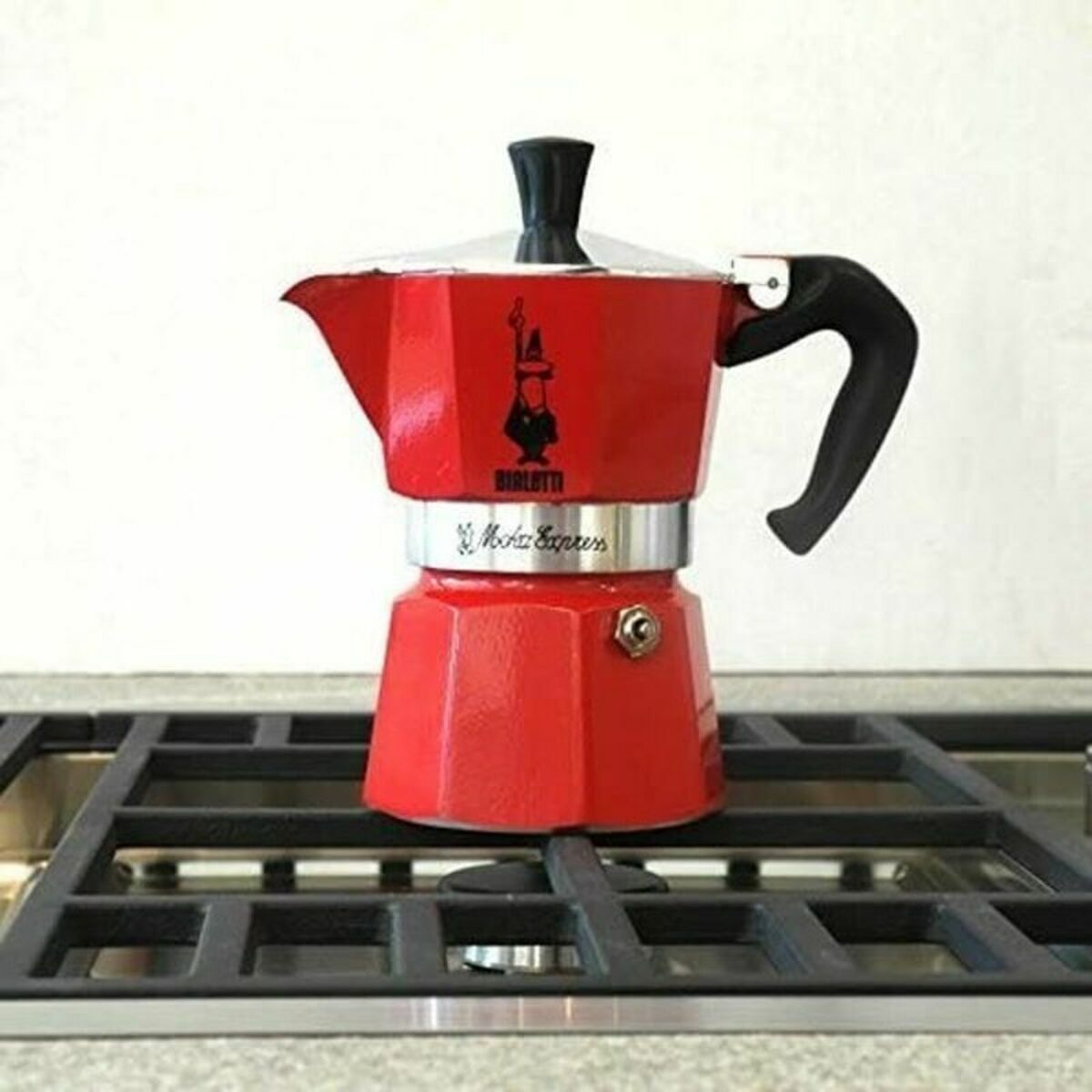 Italiensk Kaffekande Bialetti 0004942/NP 3 Skodelice Rød Aluminium
