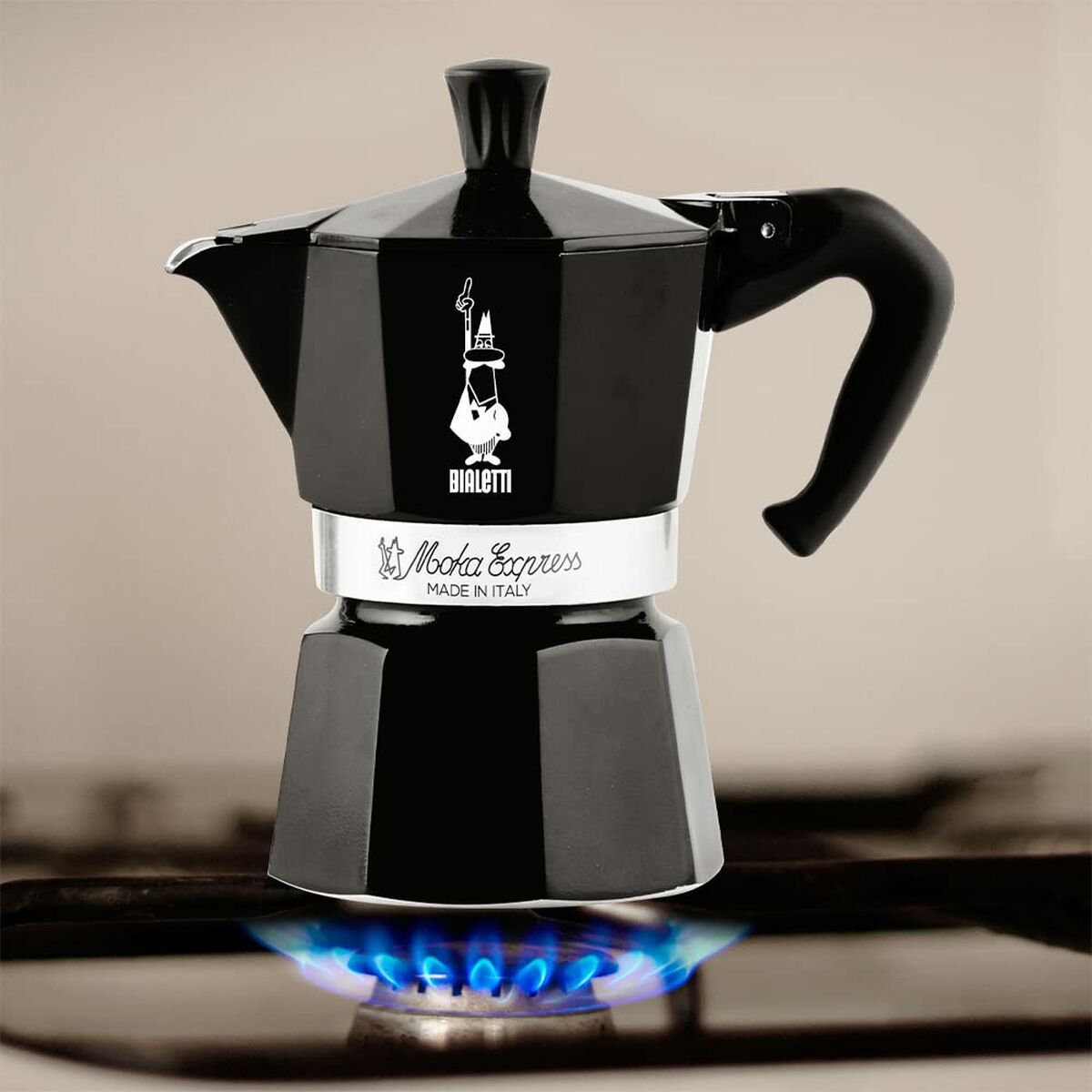 Italiensk Kaffekande Bialetti MOKA EXPRESS Sort