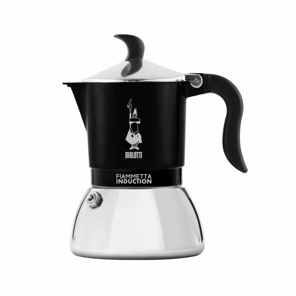 Italiensk Kaffekande Bialetti FIAMMETTA INDUCT Sort Aluminium 4 Skodelice