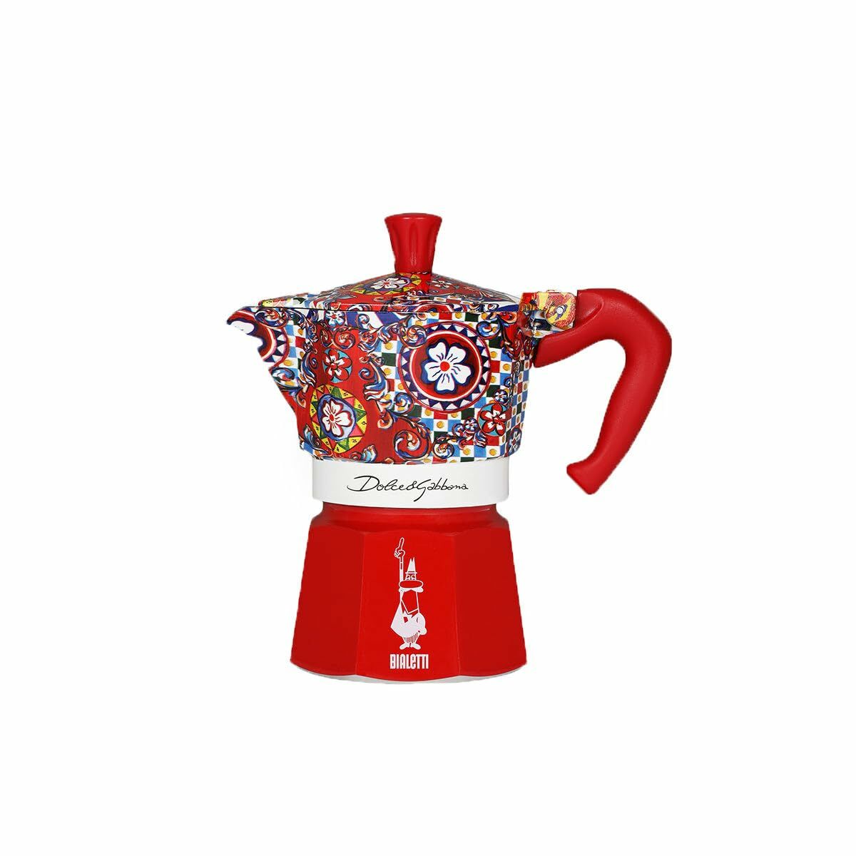 Italiensk Kaffekande Bialetti MOKA D&G Aluminium Bakelit 3 Skodelice