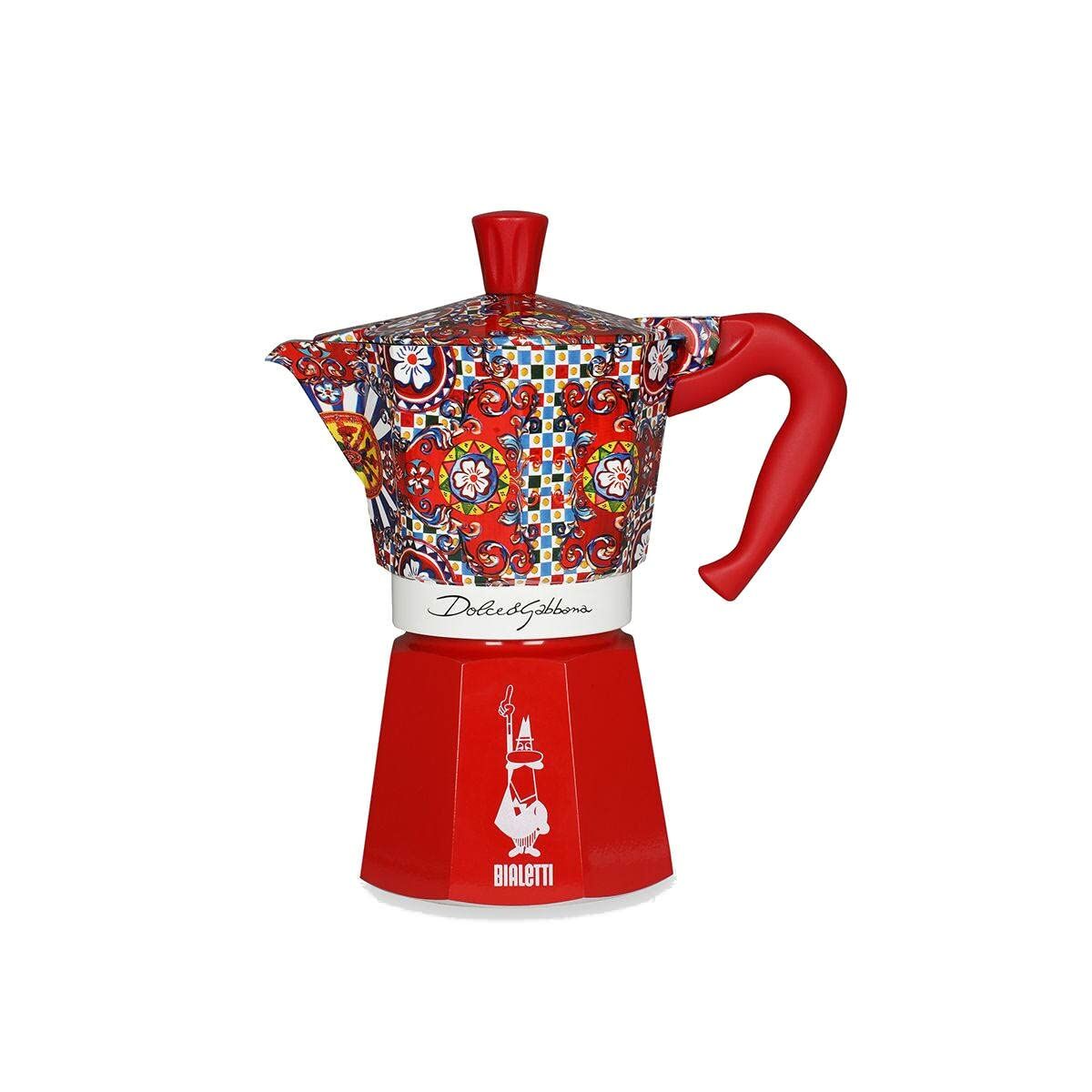 Italiensk Kaffekande Bialetti MOKA D&G Sølvfarvet Aluminium 6 Kopper