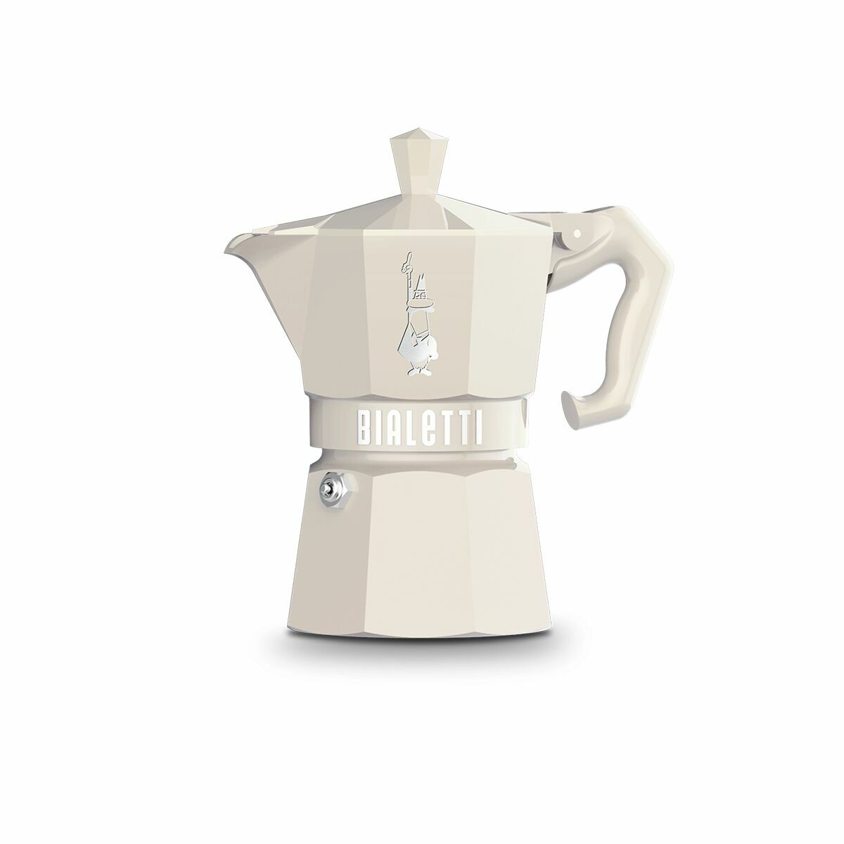 Italiensk Kaffekande Bialetti MOKA EXCLUSIVE CREAM 3T Flødefarvet Aluminium 3 Skodelice