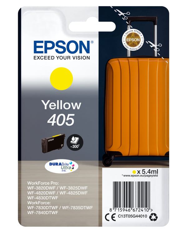 Epson 405 Gul 300 sider Blæk C13T05G44010