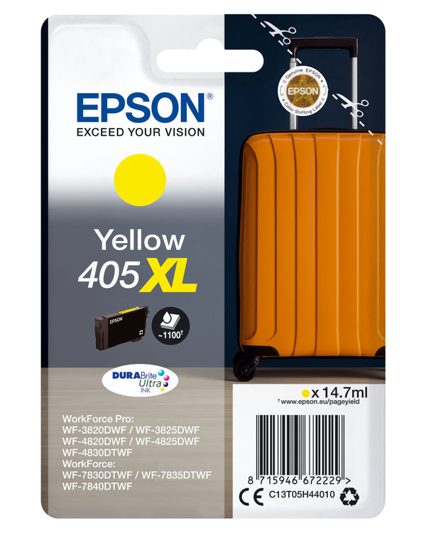 Epson 405XL Gul 1100 sider Blæk C13T05H44010