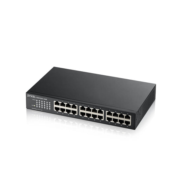 Zyxel, 24-port GbE Unmanaged Switch, GS1100-24E-EU0102F