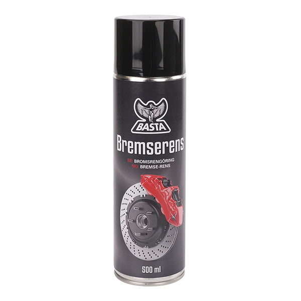 Bremserens 500 ml aerosol til affedtning af bremse- og maskindele - Basta