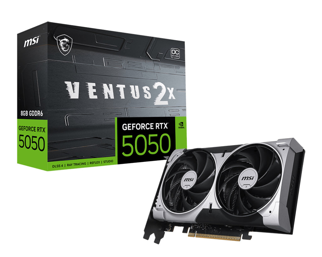 MSI GEFORCE RTX 5050 8G VENTUS 2X OC 8GB