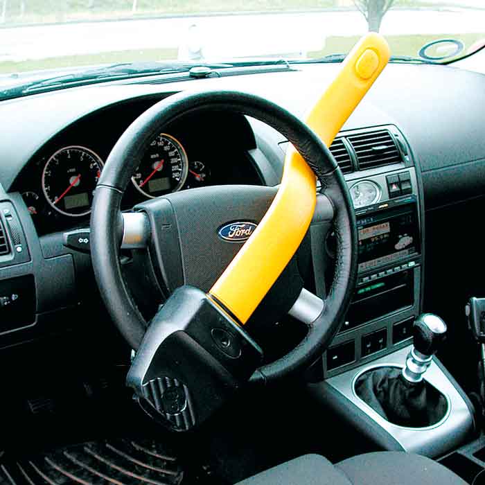 Ratlås til bil - kraftig Stoplock Pro i hærdet stål, forsikringsgodkendt - Stoplock