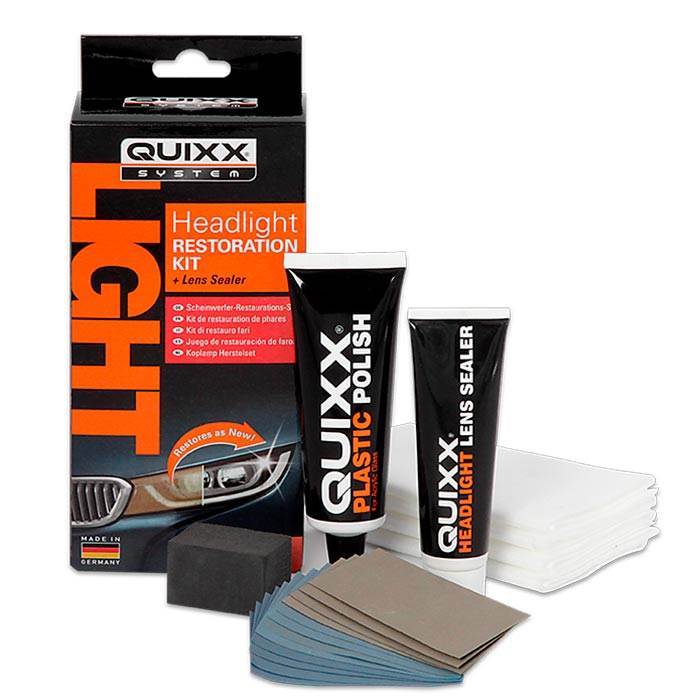 Lygtepoleringssæt til forlygter - QUIXX