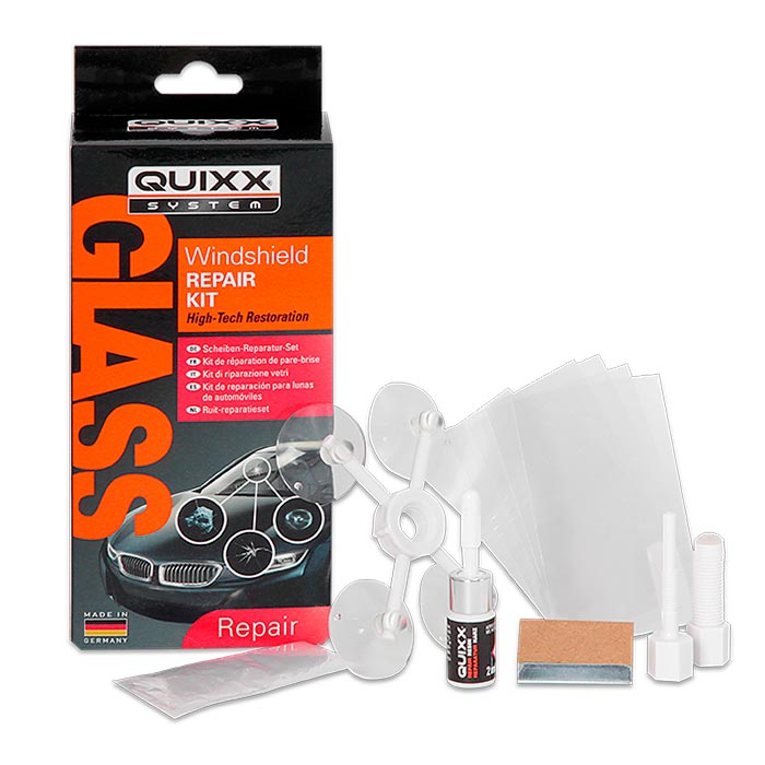 Rudereparationssæt til stenslag og revner - hurtig forrude reparation, LGT-teknologi - Quixx