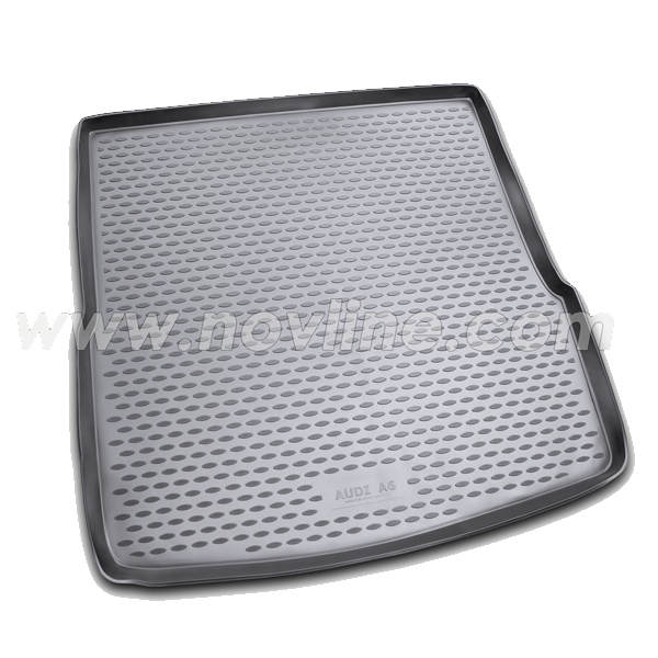 Bagagerumsbakke til Audi A6 Avant (2006-2011) - modeltilpasset, antiskrid, kantet - TrunkLine