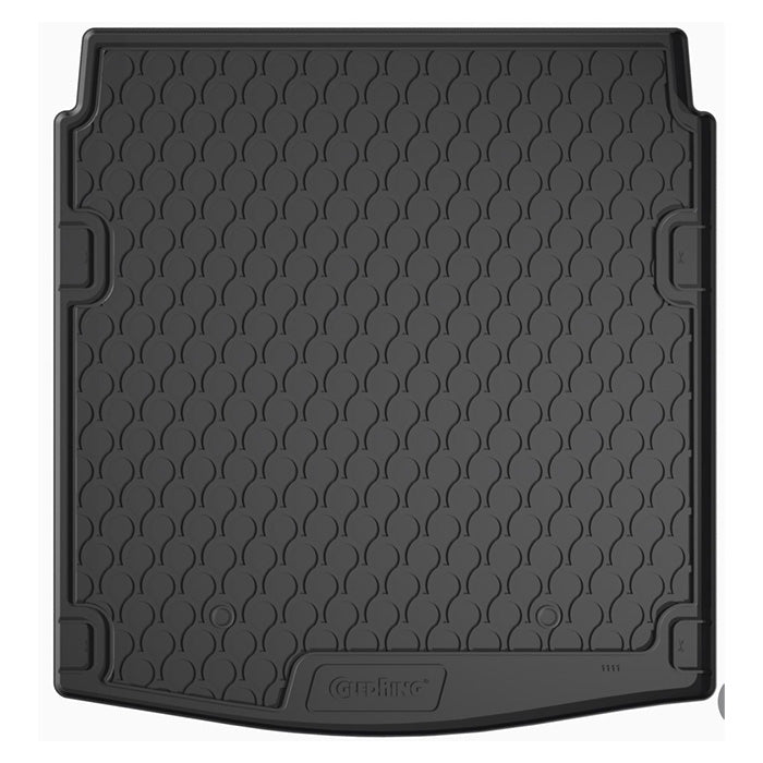 Bagagerumsbakke Audi A4/A5 B8 2008-2015 gummi med kant, perfekt pasform - Gledring