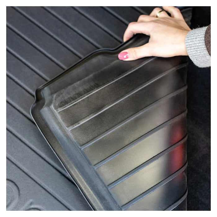 Bagagerumsbakke Audi A4 B8 Combi 2007-2015 skræddersyet 3,5 cm kant TPE - Frogum