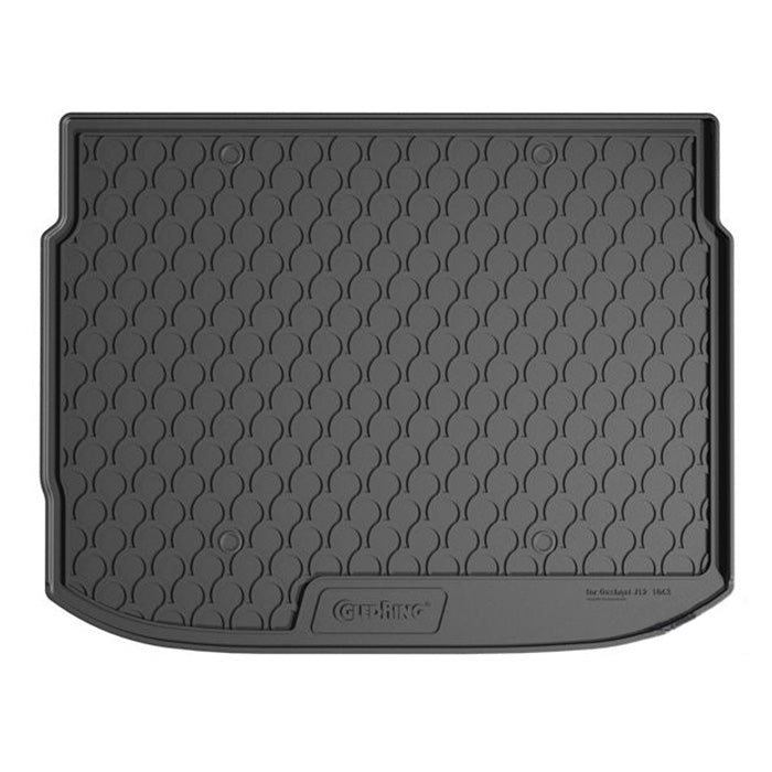 Bagagerumsbakke til Nissan Qashqai III (2021-) i gummi med høj kant - Gledring