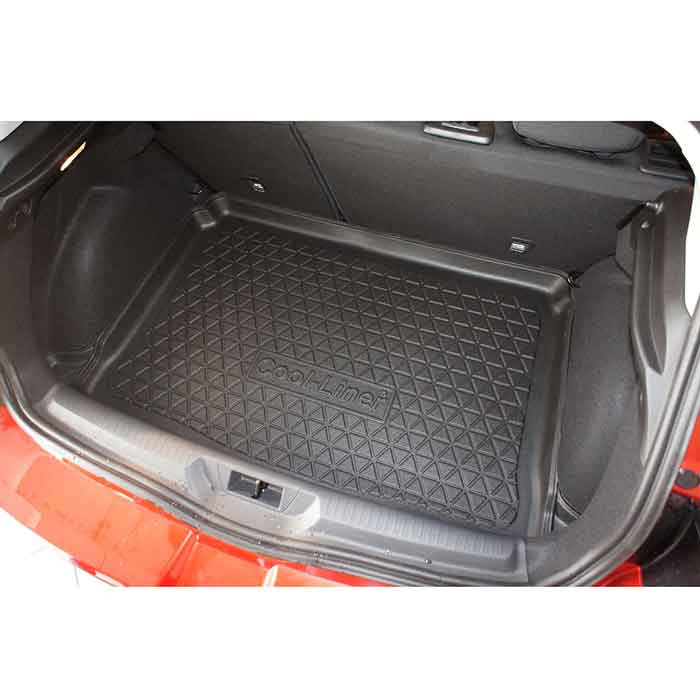 Bagagerumsbakke til Renault Megane IV Hatchback (2016-) i gummi, skræddersyet pasform - Gledring