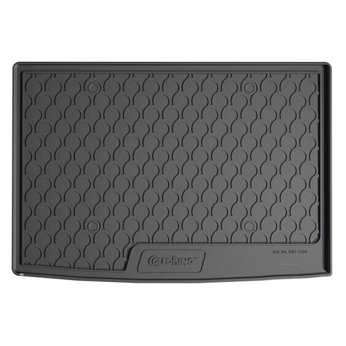 Bagagerumsbakke Skoda Kamiq 2019- i gummi, præcis pasform, høj kant - Gledring