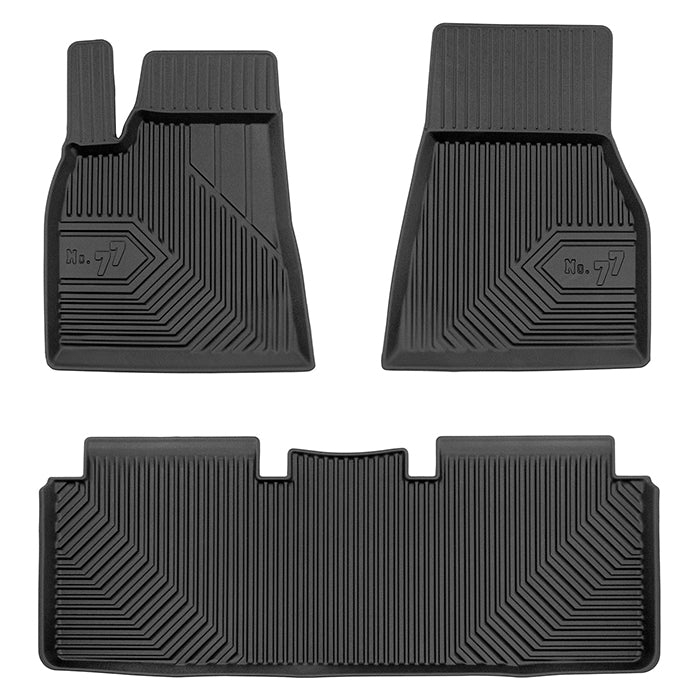 Gummimåtter Tesla Model S pre-facelift 2012-2021 TPE 4cm kant - Frogum