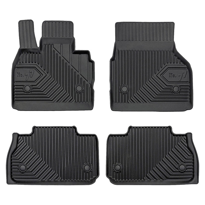 Gummimåtter BMW iX I20 SUV 2021- skræddersyet pasform, TPE, 4 cm kant - Frogum