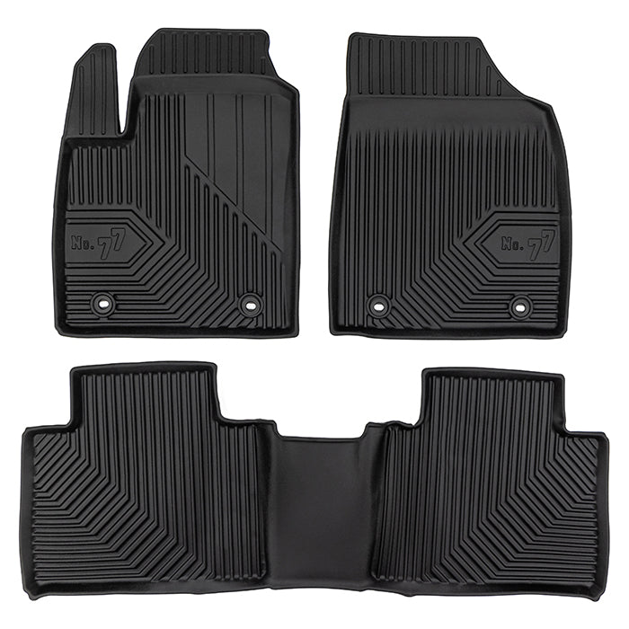 Gummimåtter MG HS 2018-2024 skræddersyet TPE Premium 100% pasform 4 cm kant Frogum