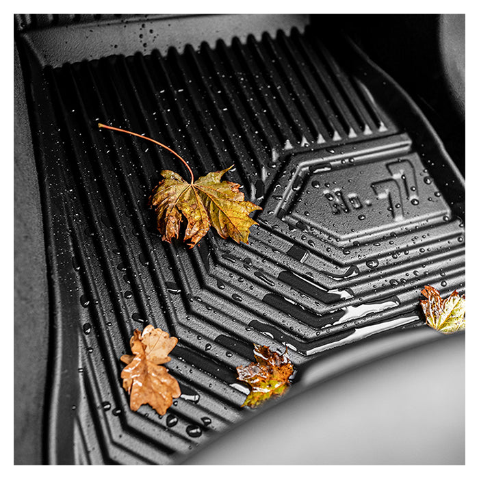 Gummimåtter Audi Q8 SUV 2018- skræddersyet pasform, slidstærke, kant 4 cm - Frogum