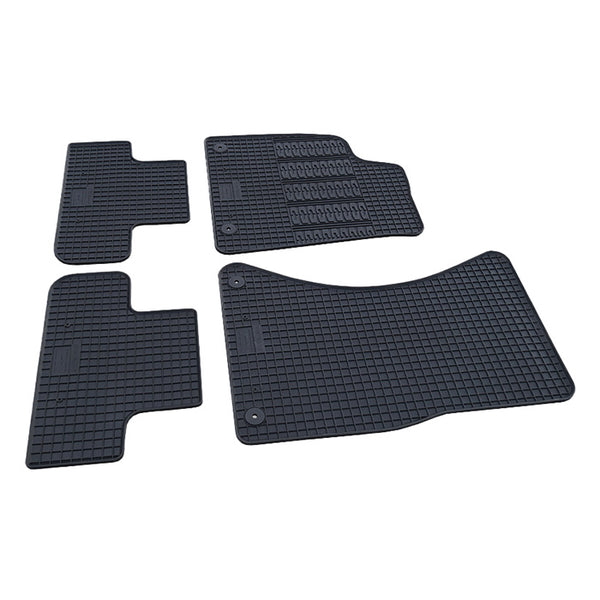 Gummimåtter Audi Q5 I 2008- skræddersyede 5 mm med kant og fastgørelse - cikcar