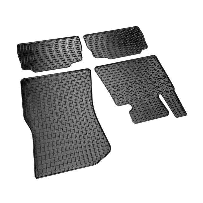 Gummimåtter til BMW X6 (G06) 2019- - skræddersyet pasform, forhøjet kant, SBR 5 mm · cikcar