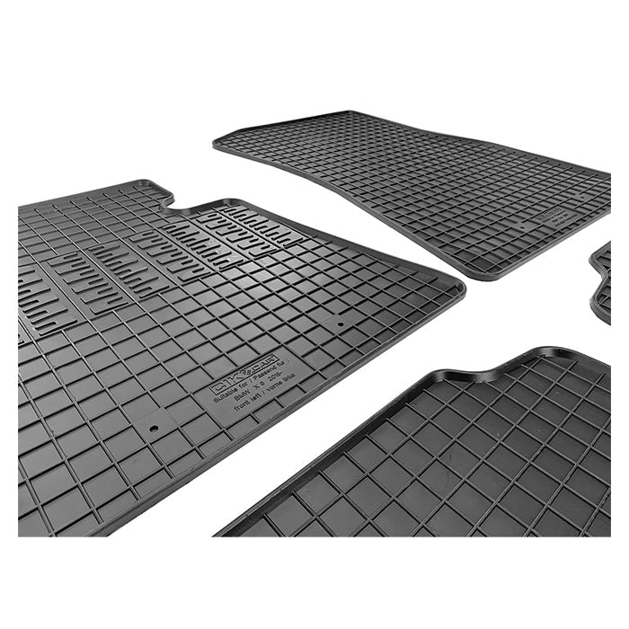 Gummimåtter til BMW X6 (G06) 2019- - skræddersyet pasform, forhøjet kant, SBR 5 mm · cikcar