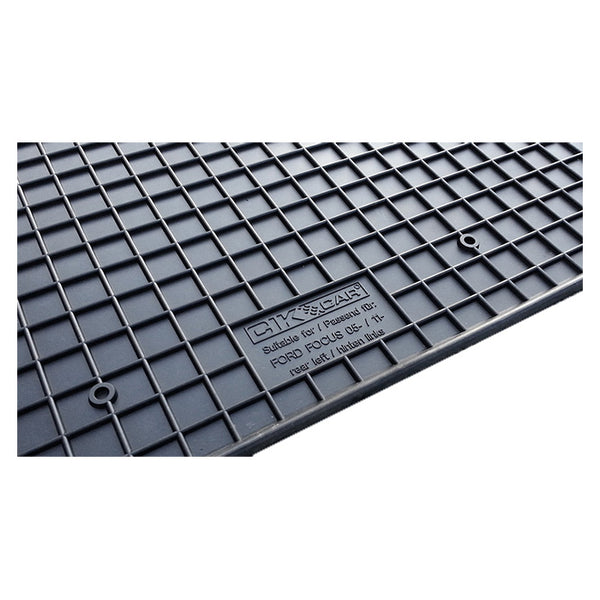 Gummimåtter Ford Focus II 2005- (skræddersyet, forhøjet kant, SBR) - cikcar