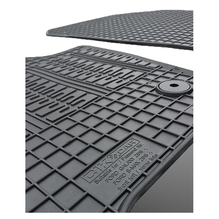 Gummimåtter Ford S-Max 2015- & Galaxy 2015- skræddersyet pasform cikcar