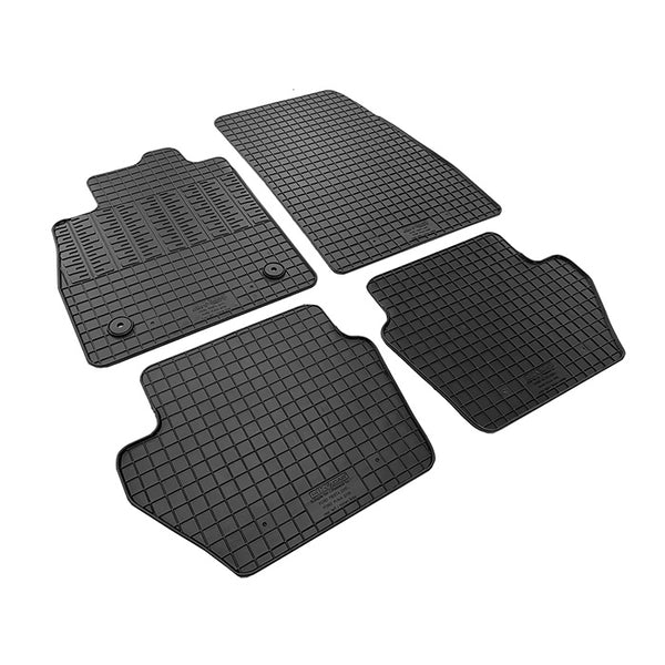 Gummimåtter Ford Ecosport 2017‑ - skræddersyede, 5 mm SBR, forhøjet kant, fastgørelse · cikcar